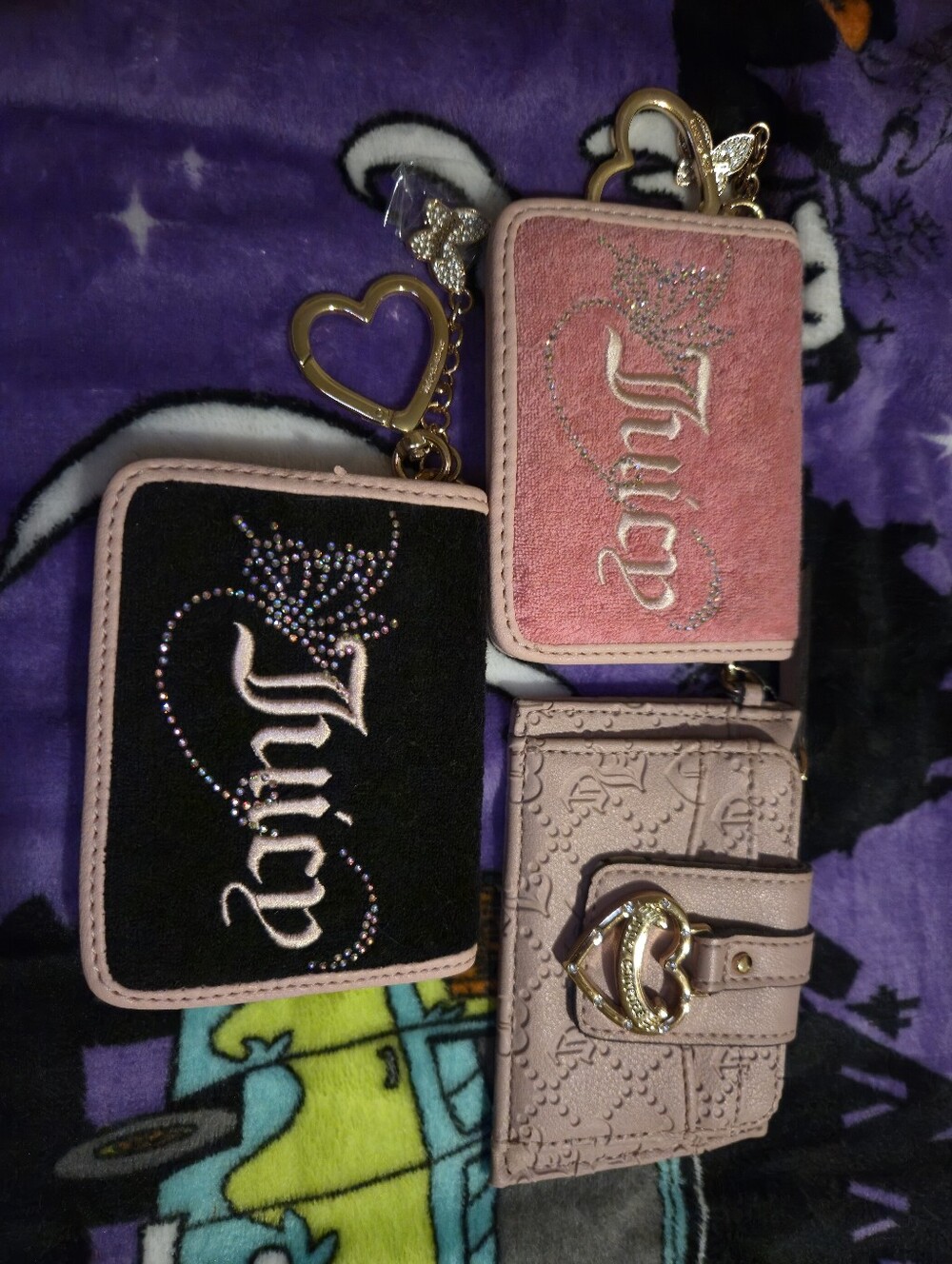 Juicy Couture Card Case Wallet Lot